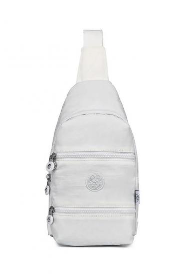 Smart Bags Kadın Bodybag Krinkıl Kumaş 3051 Beyaz