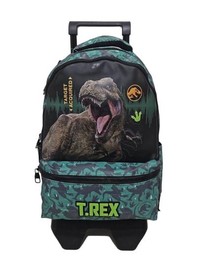 Jurassic World Çekçekli Okul Çantası TREX 2621