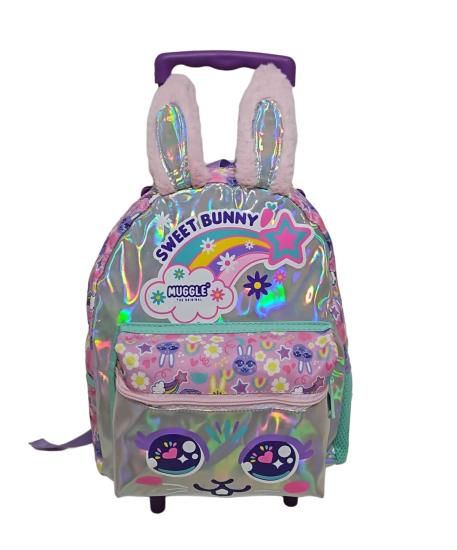 Muggle Sweet Bunny Çekçekli  Anaokulu Çantası 9054